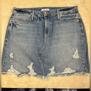 Good American Denim Mini Skirt